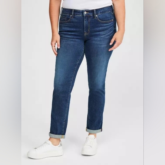 Torrid Perfect Boyfriend Mid-Rise Jean, Color Blue Size 20 - Picture 1 of 16